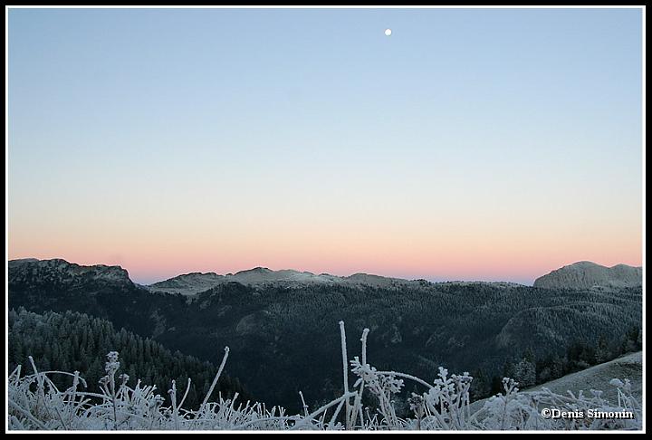 Lever du jour sur la Chartreuse