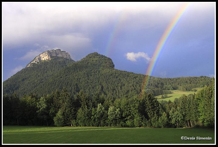 arc en ciel sur Chamechaude - Chatreuse